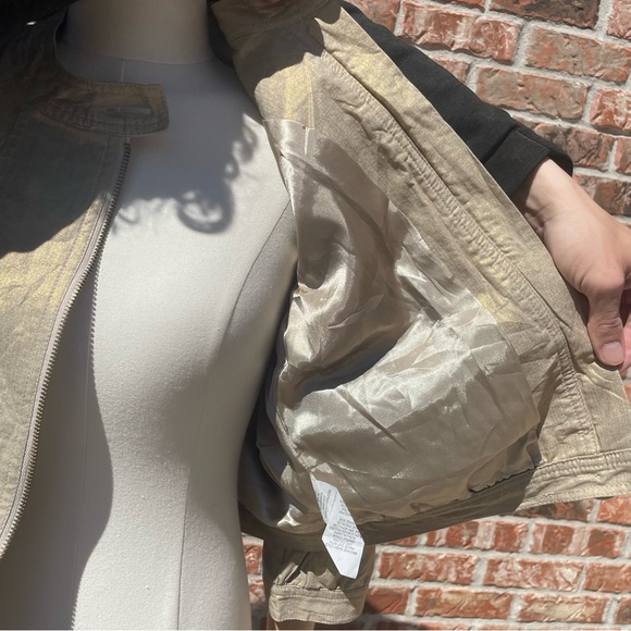 Jolt (Neiman Marcus) khaki/gold juniors vintage jacket / L / Excellent condition - Picture 11 of 17